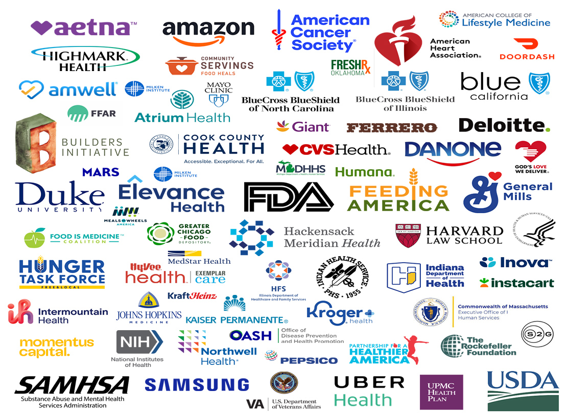 Participants of the Food as Medicine Movement Logos
