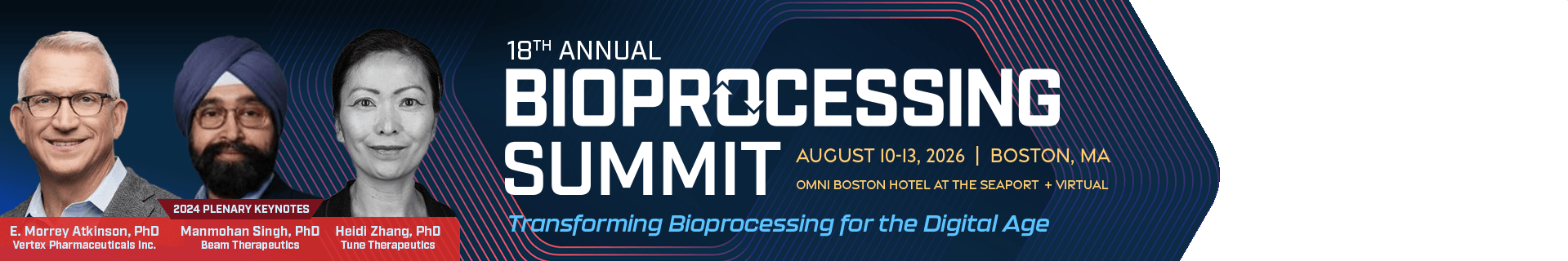 Bioprocessing Summit Hero Banner